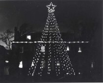 Christmas Tree at the Belair Mansion c. 1970s